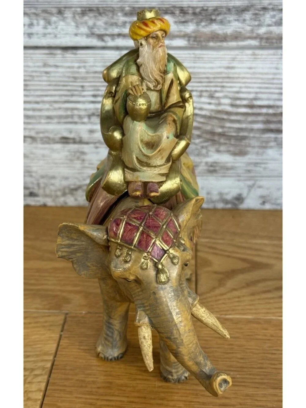 Fontanini 1992 THREE WISEMEN ON HORSE, ELEPHANT, CAMEL Nativity 5” Scale